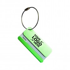 Aluminum Alloy Rectangle Baggage Tag